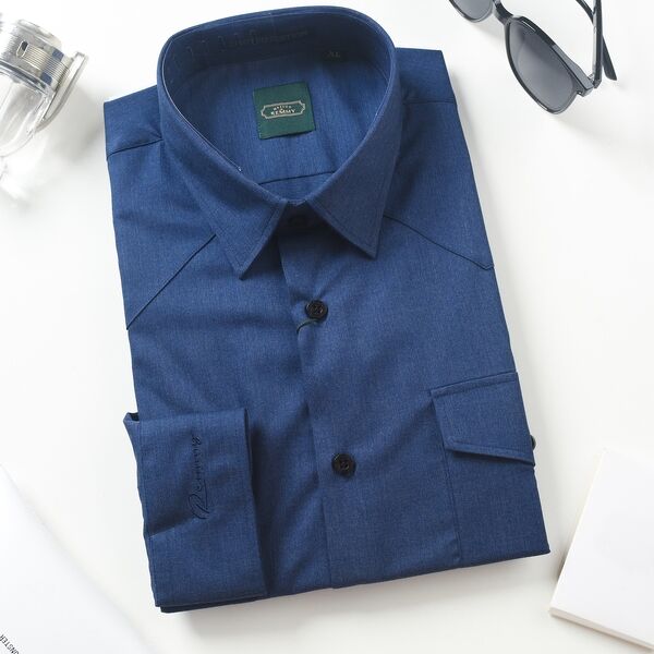 SM xanh denim, 2 túi ngực
