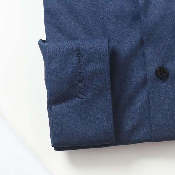 SM xanh denim, 2 túi ngực