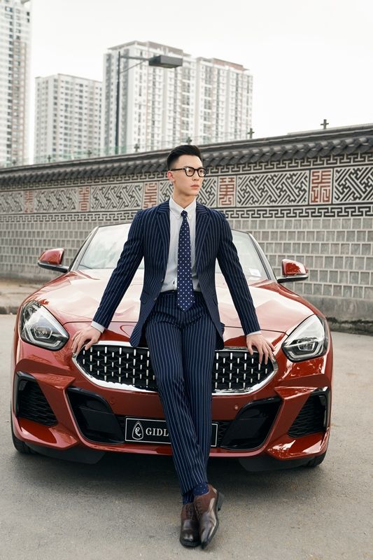 QV xanh tt đậm kẻ sọc trắng- 369
