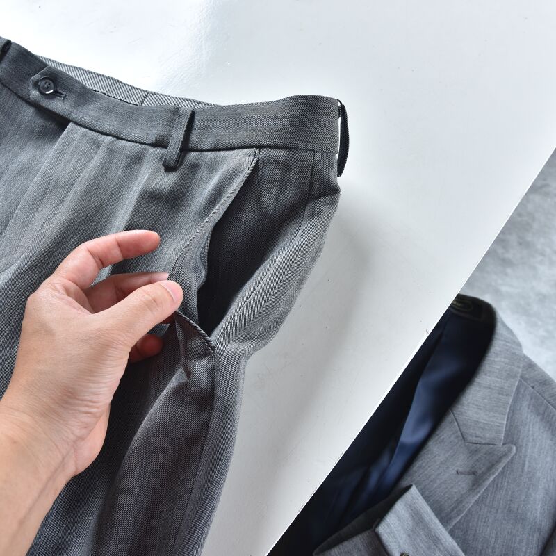 QV ghi tàn thuốc, kẻ sọc chỉ chéo sole- 371