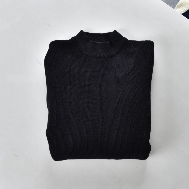 AL dày, cổ ba phân màu đen- 6610 sz L