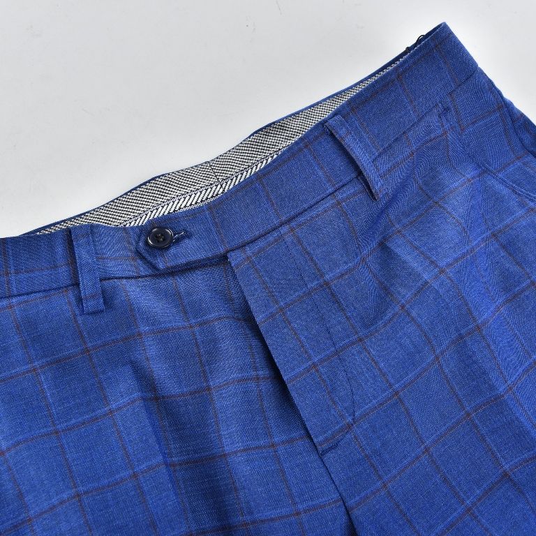 QV xanh dương- kẻ ô vuông to- 381
