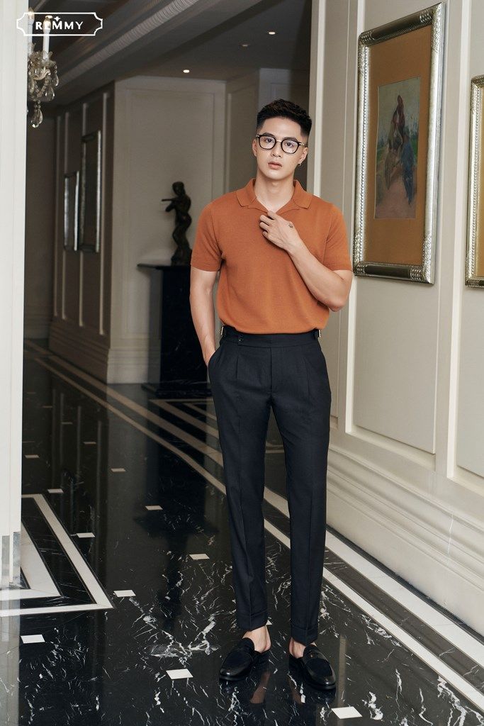 AF chất len màu nâu đất trơn- #2207