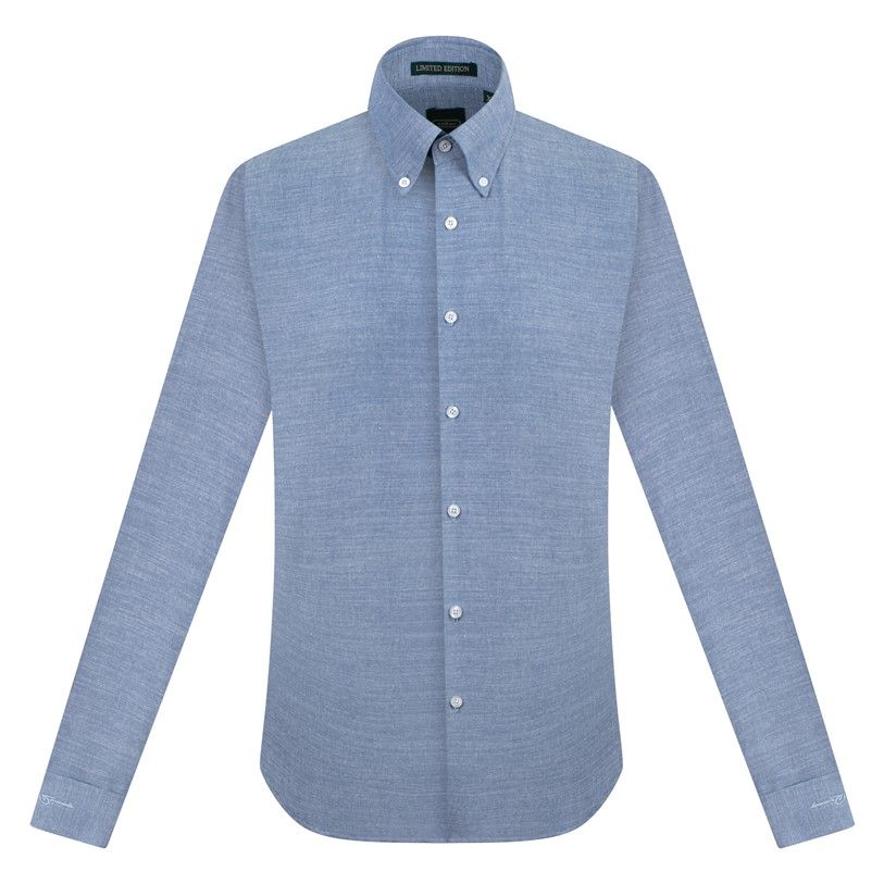 SM xanh denim nhạt, cufflink tay