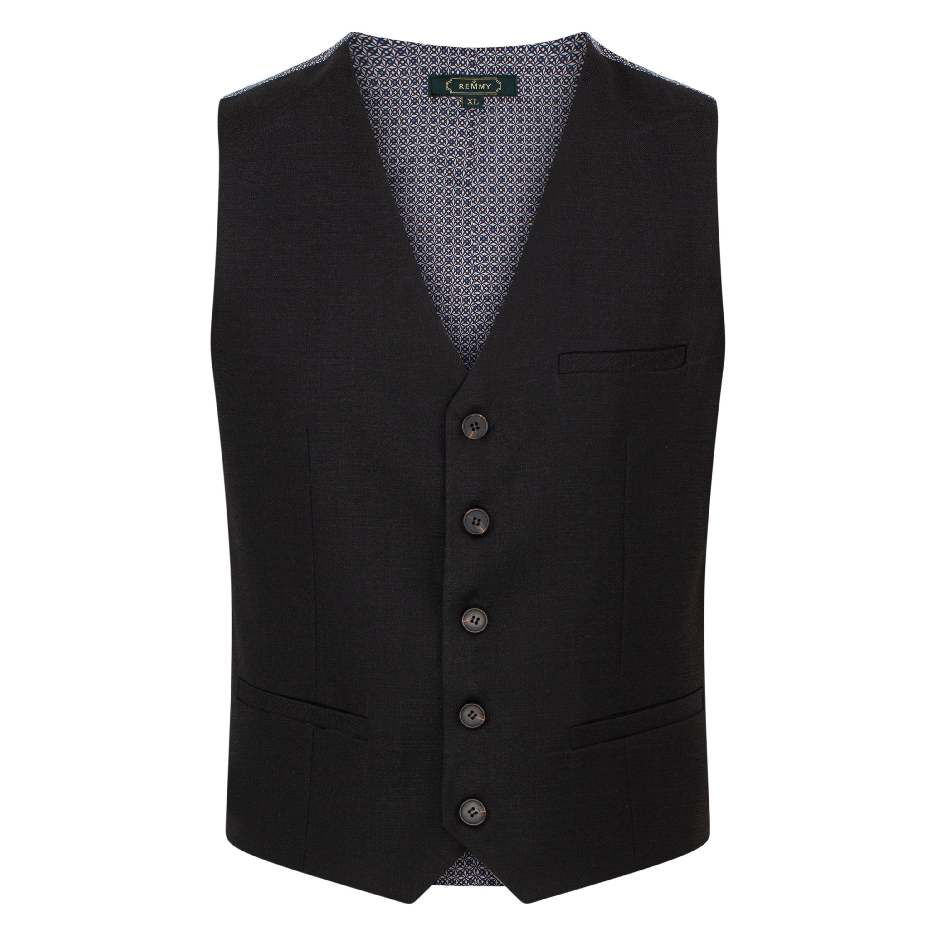 Zile đen vải wool 30%- 458 size S