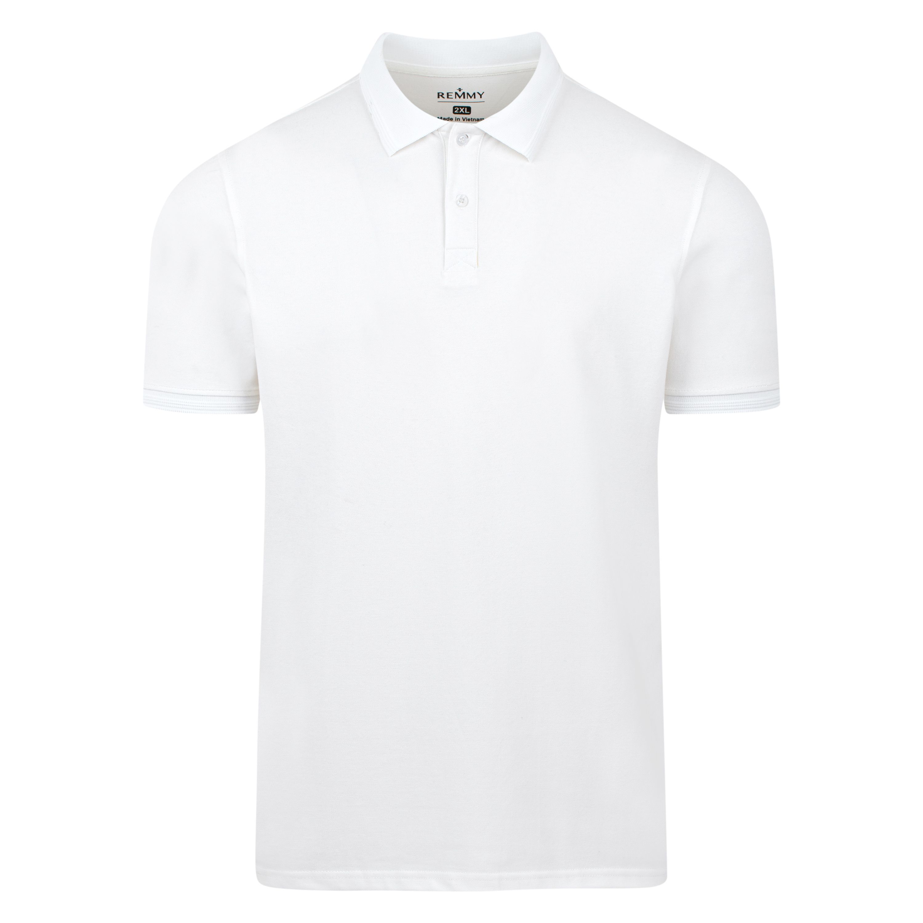 AF polo slimfit trắng trơn