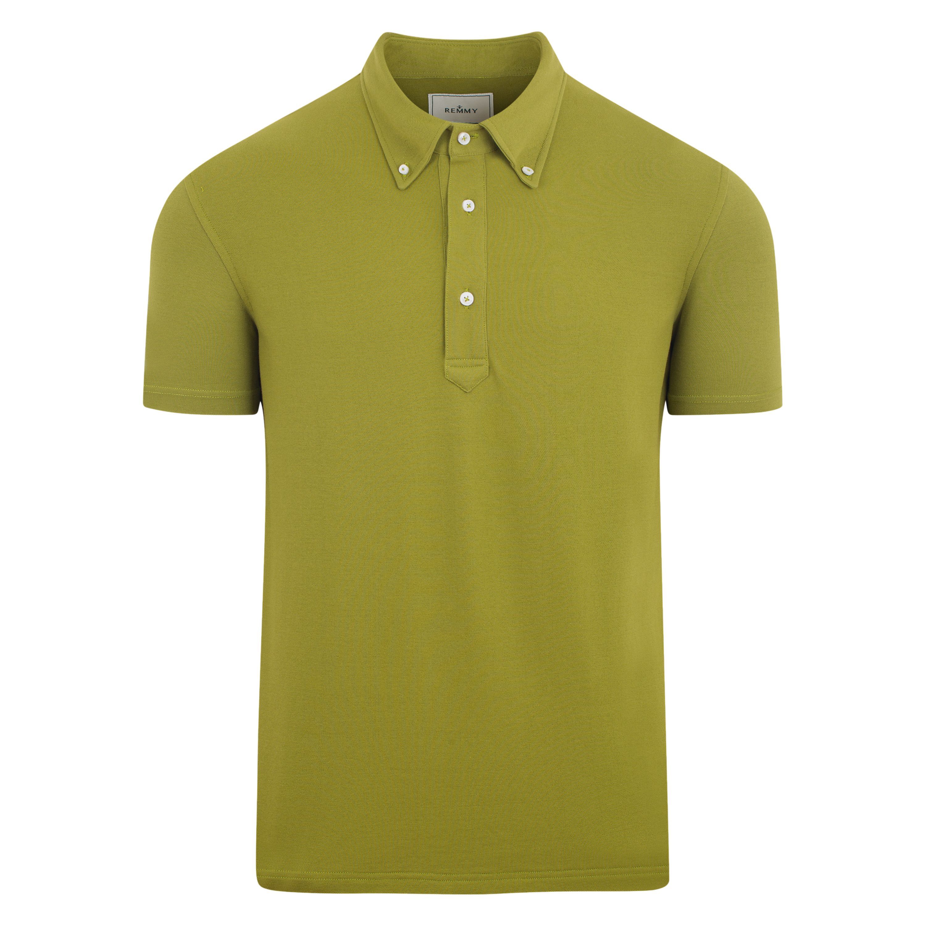 AF polo cao cấp limited- cổ cài cúc- màu xanh cốm