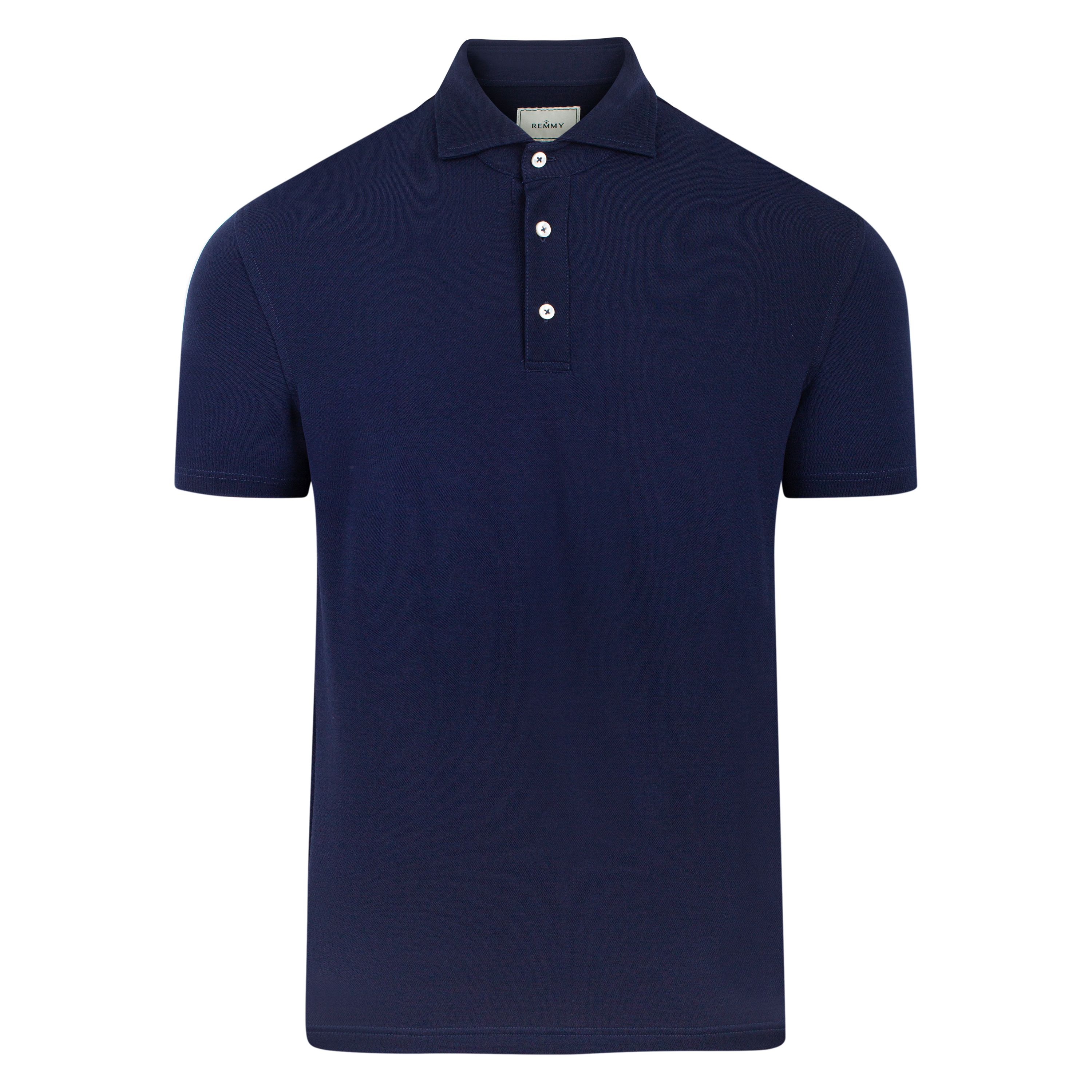 AF polo cao cấp limited- cổ ngang- màu xanh navy