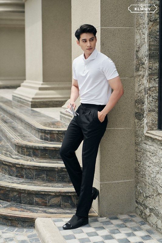 AF polo cao cấp limited- cổ ngang- màu trắng sz M