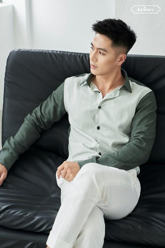 SM phối thân trước xanh nhạt- cổ+ thân sau xanh rêu