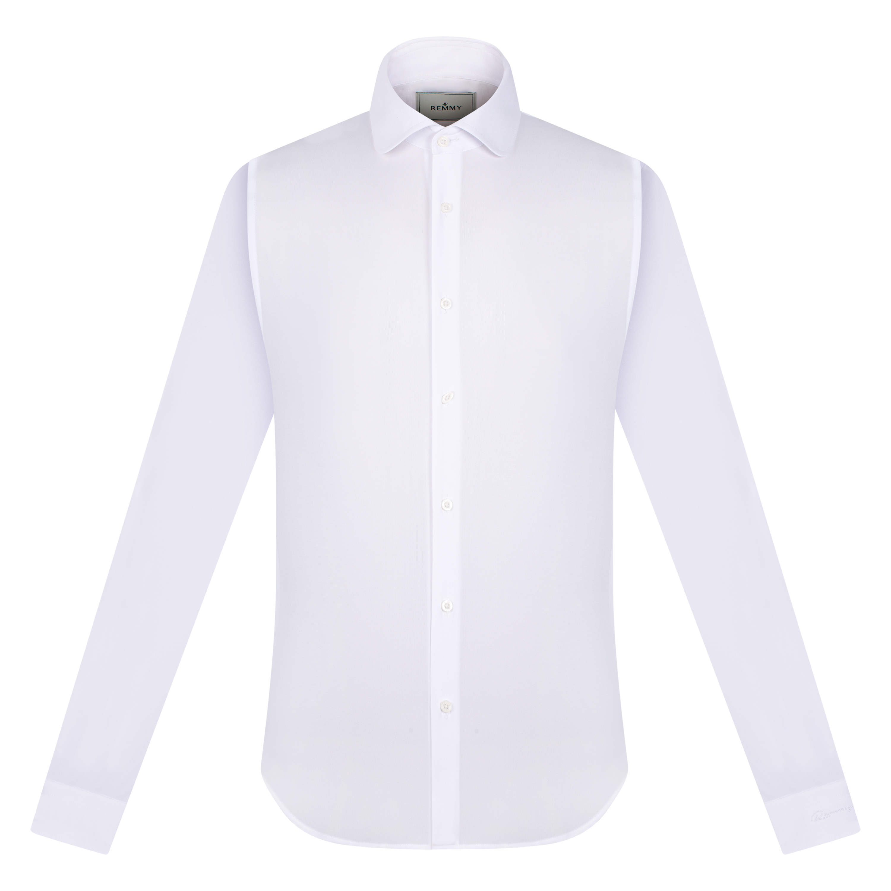 SM trắng tinh vải mềm, cổ sen #983