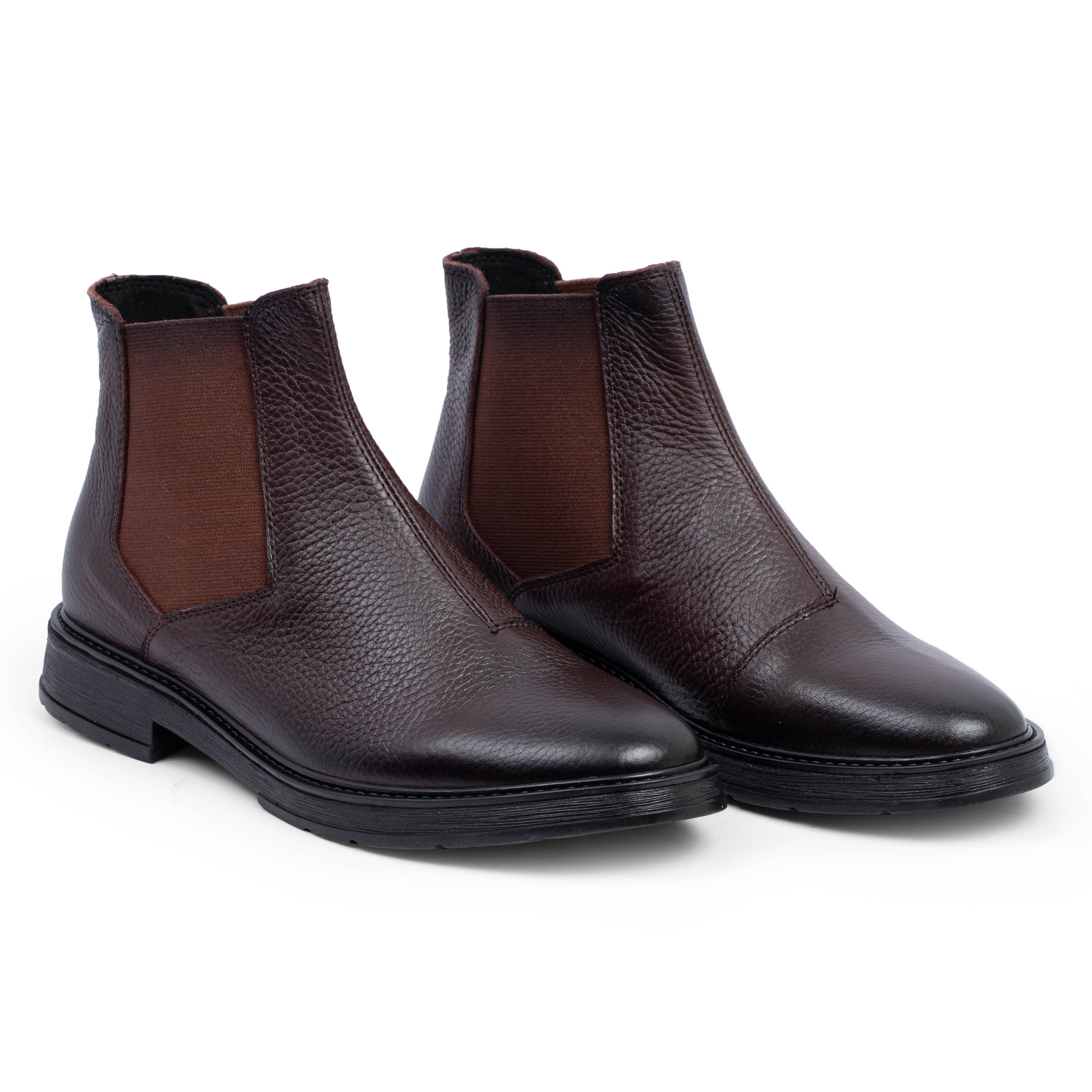 Boot cao cổ nâu xẻ dọc 1 bên sz 39