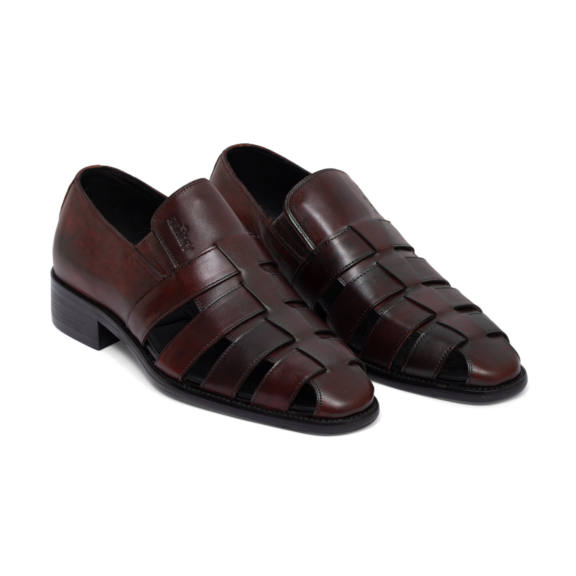 Giày Sandal rọ nâu, không đai sz 40