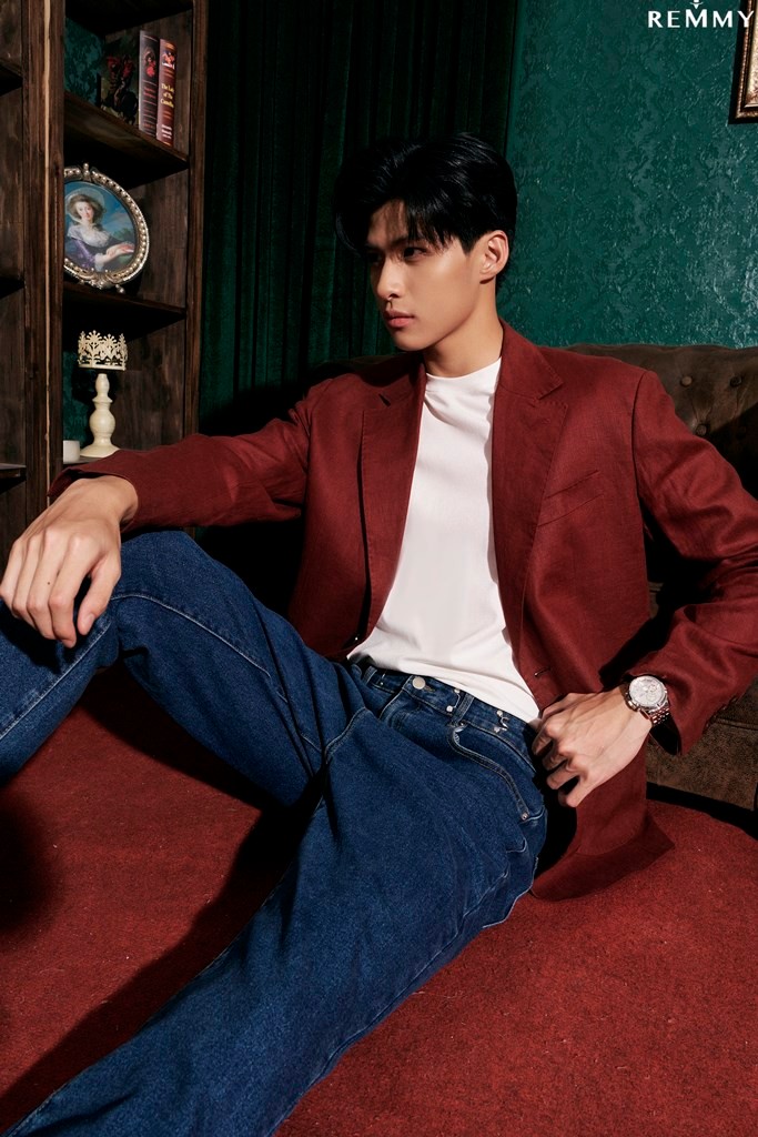 Blazer nâu đỏ vải xước GD2006 #515