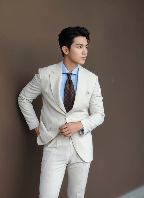Vest be, hai khuy , ve chữ K #568