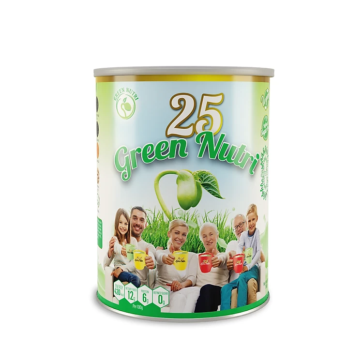 Sữa Hạt 25 Green Lon 750g – Ngũ Cốc Thuần Chay Dinh Dưỡng
