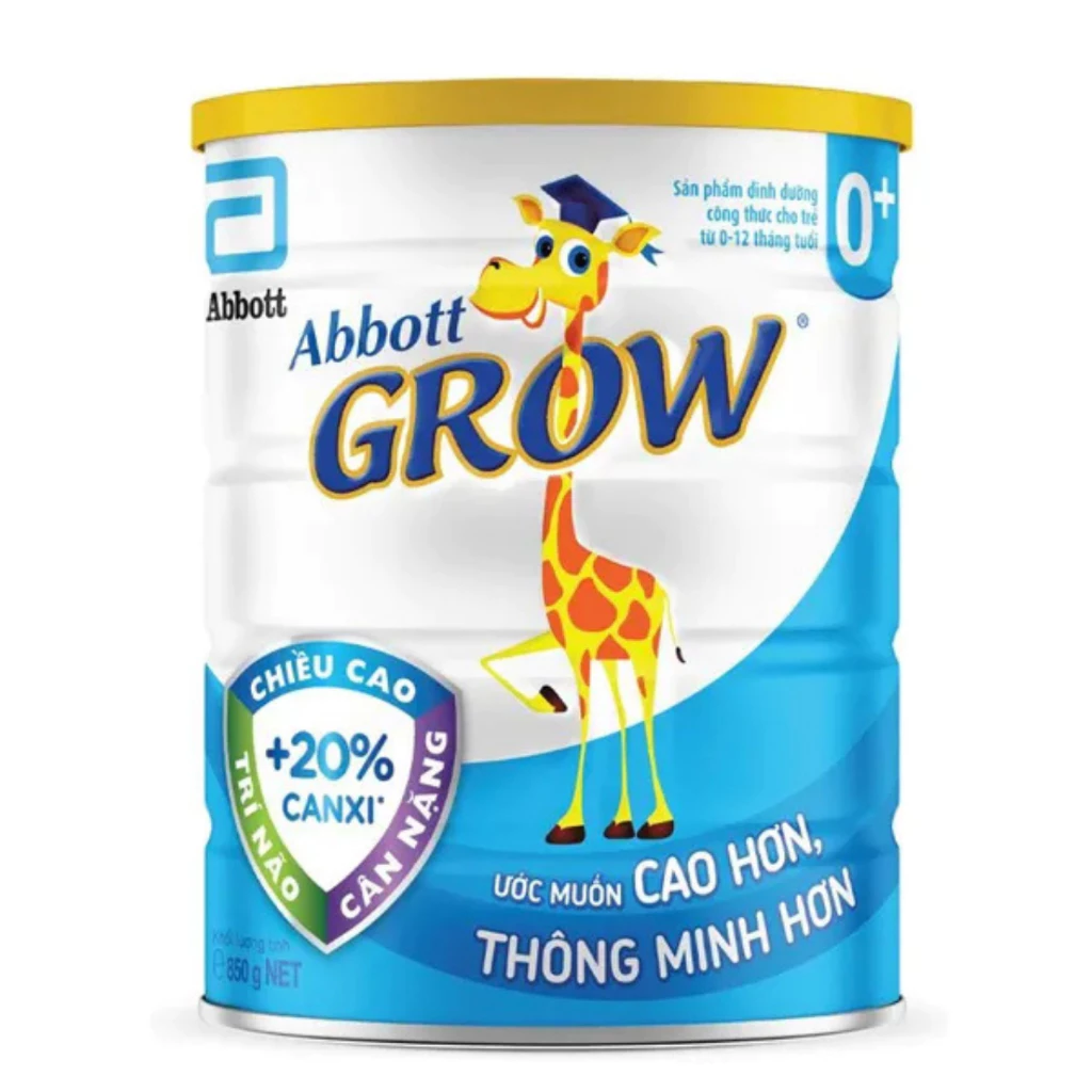 Sữa Bột Abbott Grow 0+ 800g (0-12 tháng)