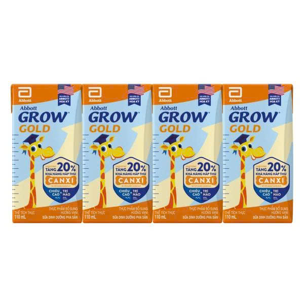 Thùng 48 Hộp Sữa Pha Sẵn Abbott Grow Vani 110ml (trên 1 tuổi)