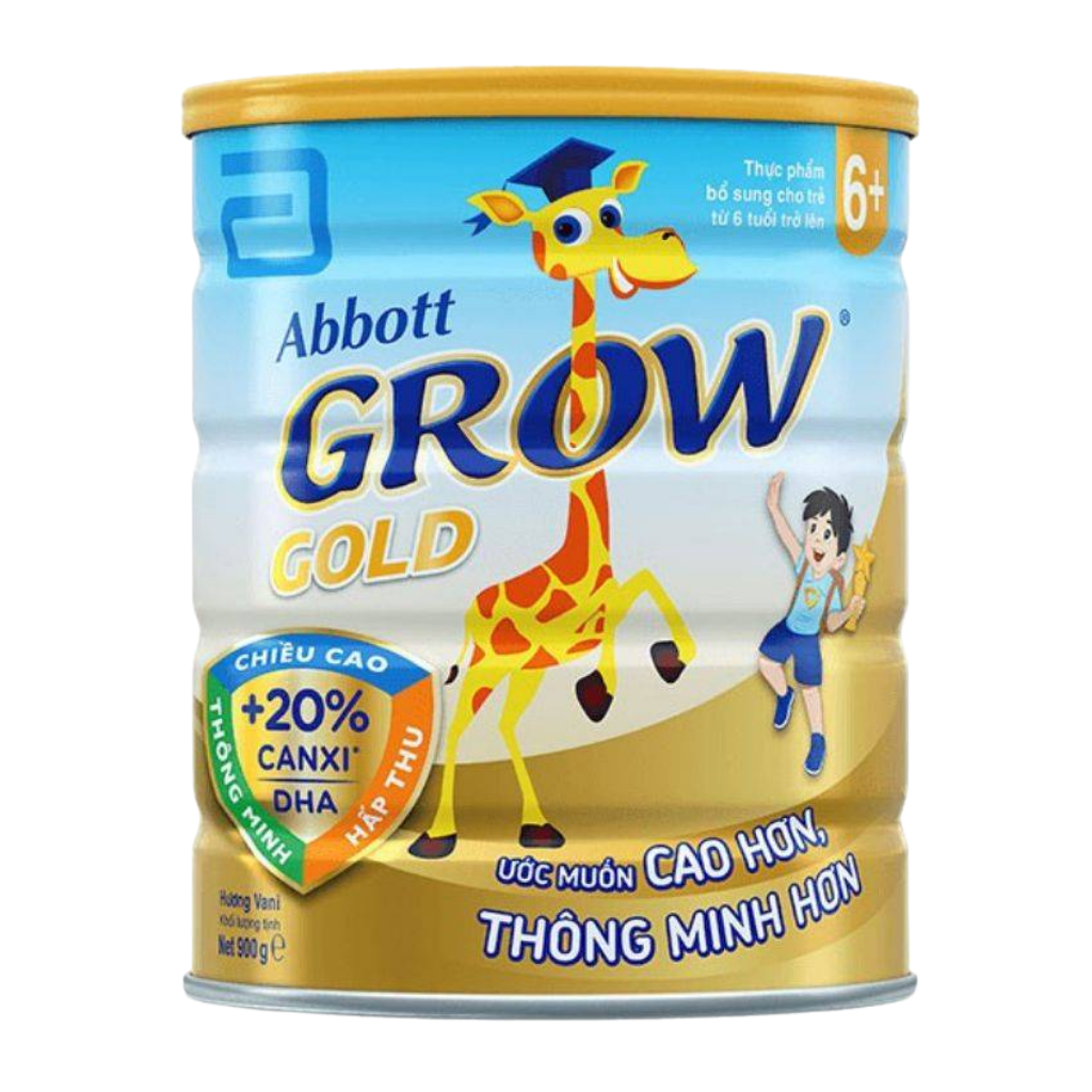 Sữa bột Abbott Grow Gold 6+Hương Vani 800g (Trên 6 tuổi)