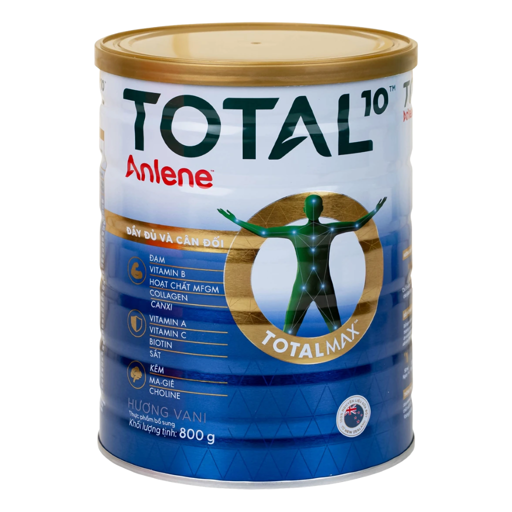 Sữa Anlene 10X Lon 800g (Anlene Total 10)