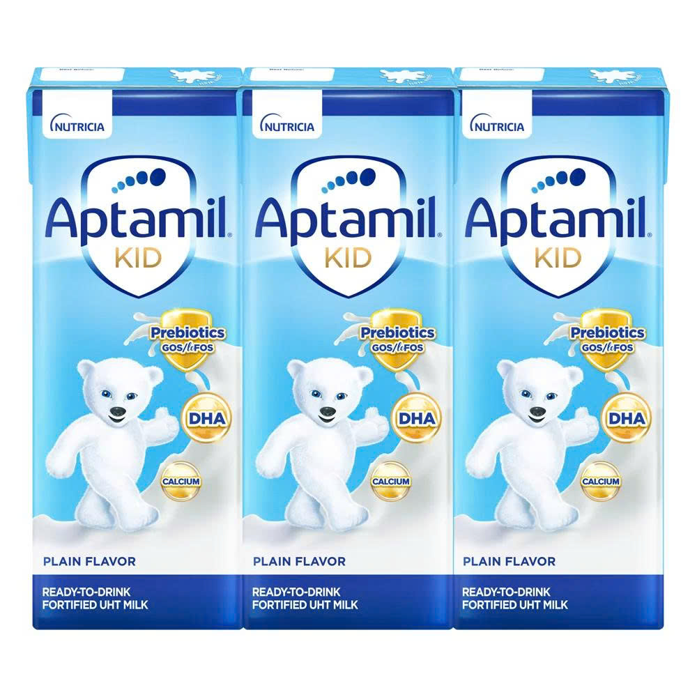 Thùng Sữa Pha Sẵn Aptamil Kid 180ml (27 Hộp) – Dinh Dưỡng Toàn Diện