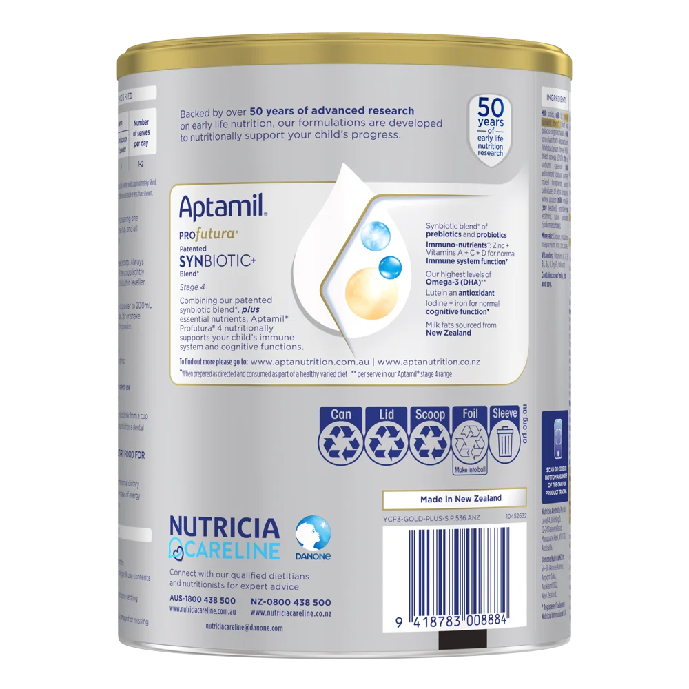 Sữa Aptamil Profutura Úc số 4 900g (Trên 3 tuổi)