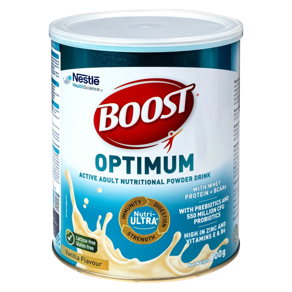 Sữa bổ sung vitamin khoáng chất cho cơ thể Boost Optimum Nestlé Lon 800g