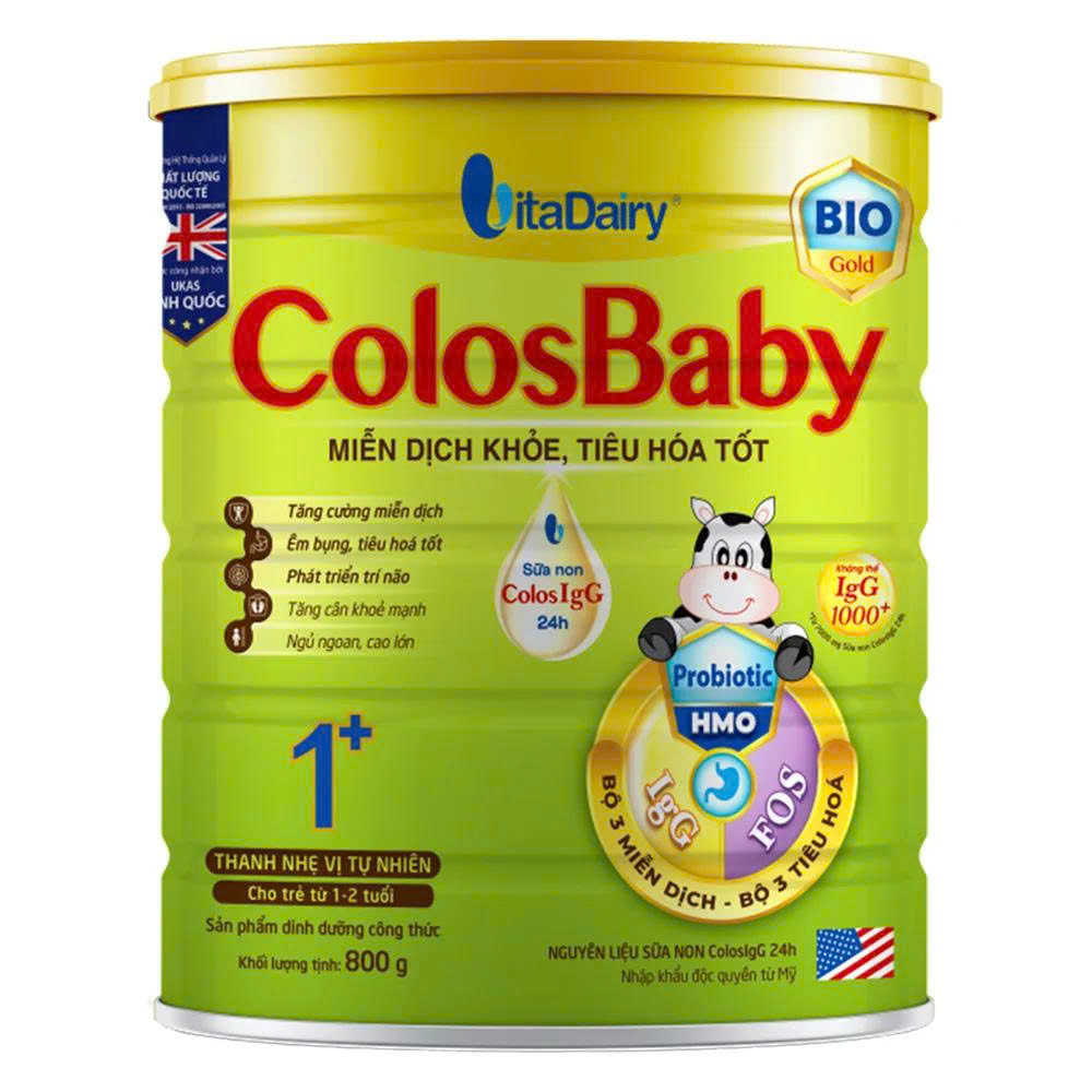 Sữa Colosbaby Bio Gold 1+ 800g – Cho Bé 1-2 Tuổi