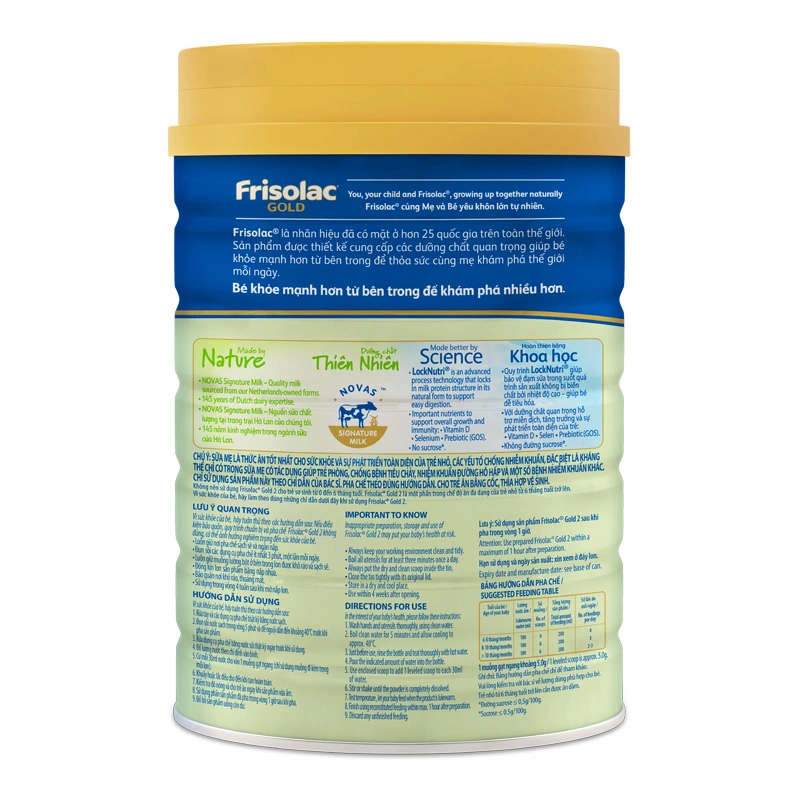 Sữa Friso Gold Số 2 850g (6-12 Tháng)