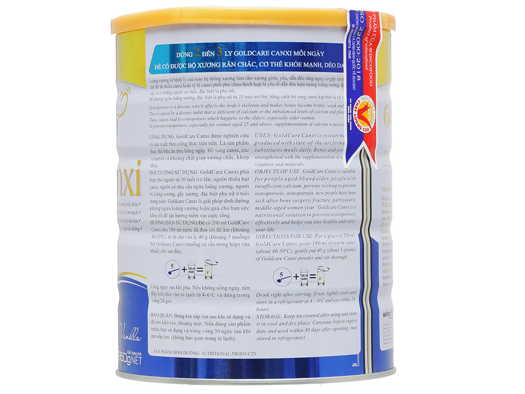 GoldCare Canxi 850g
