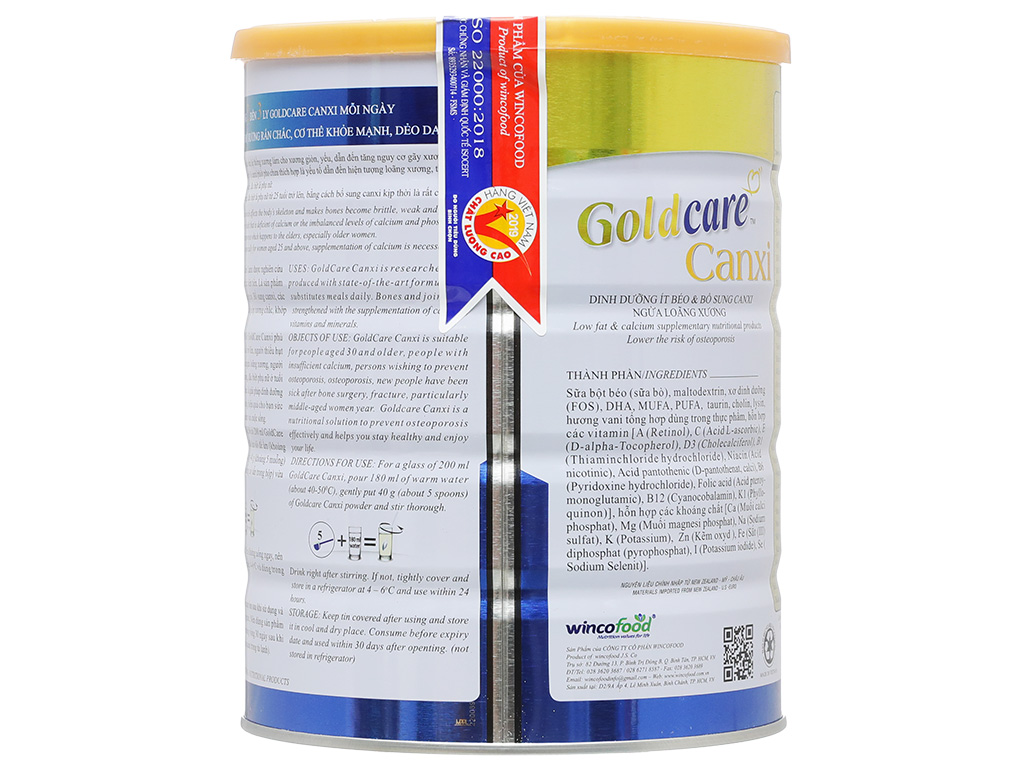 GoldCare Canxi 850g