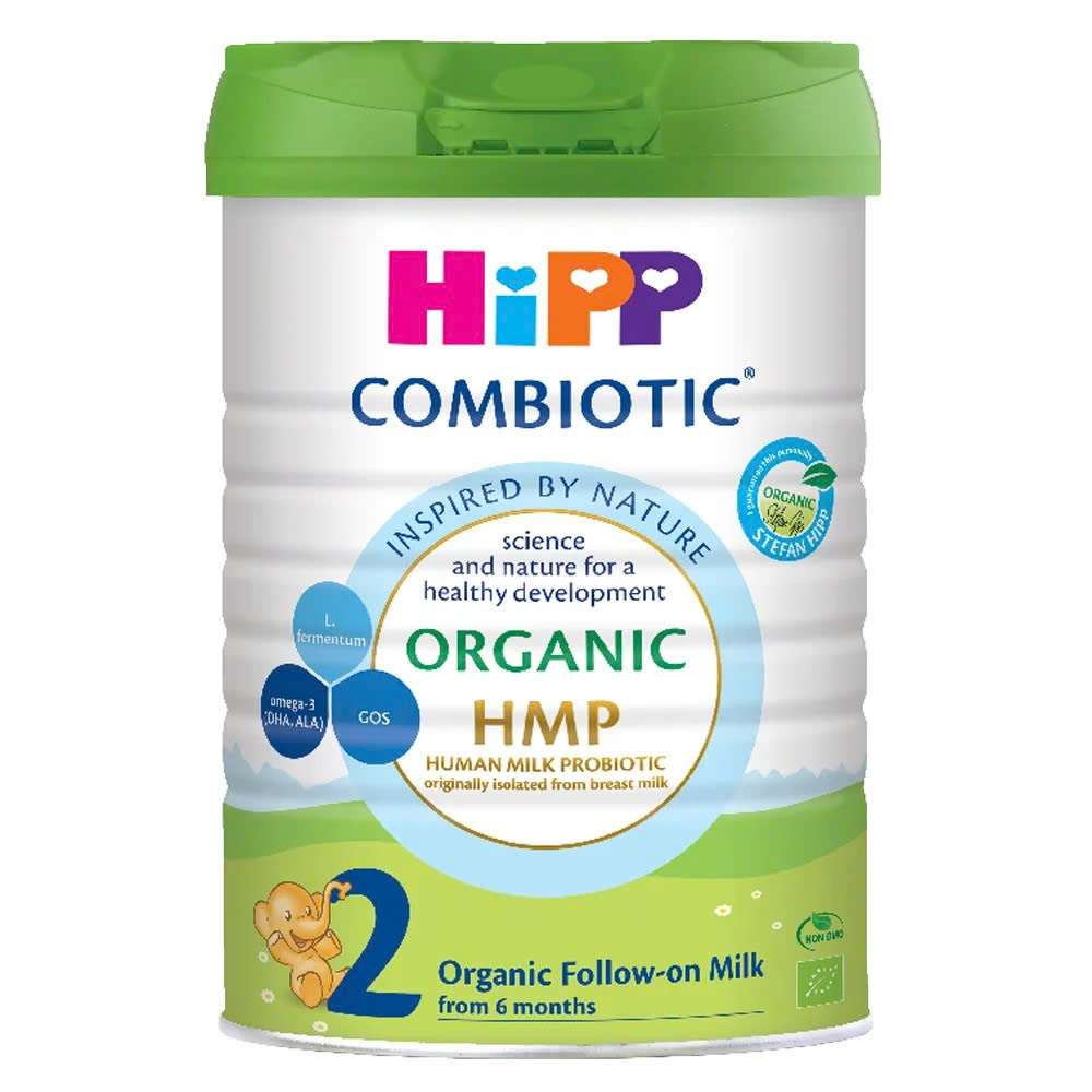 Sữa HiPP Combiotic Organic HMP & GOS số 2 800g (6 - 12 tháng)