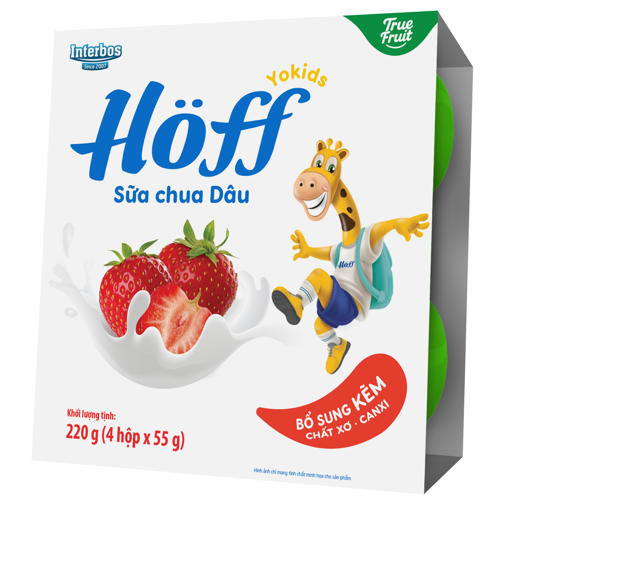 Sữa chua Dâu Hoff