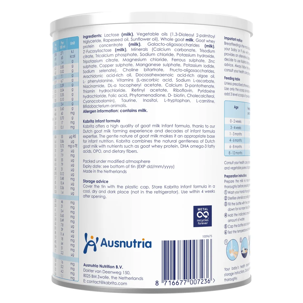Kabrita Dê số 1 - 800g