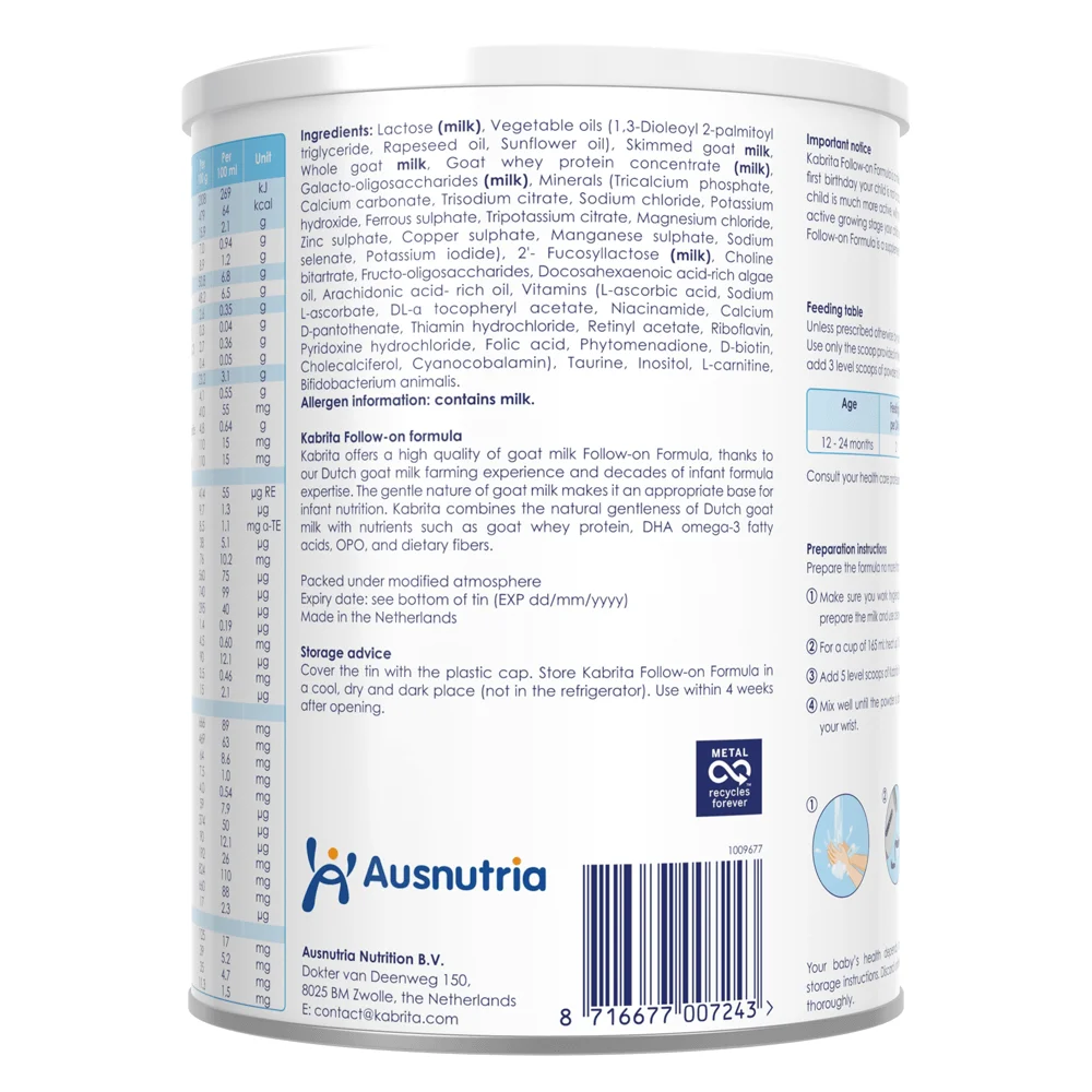 Kabrita Dê số 2 - 800g