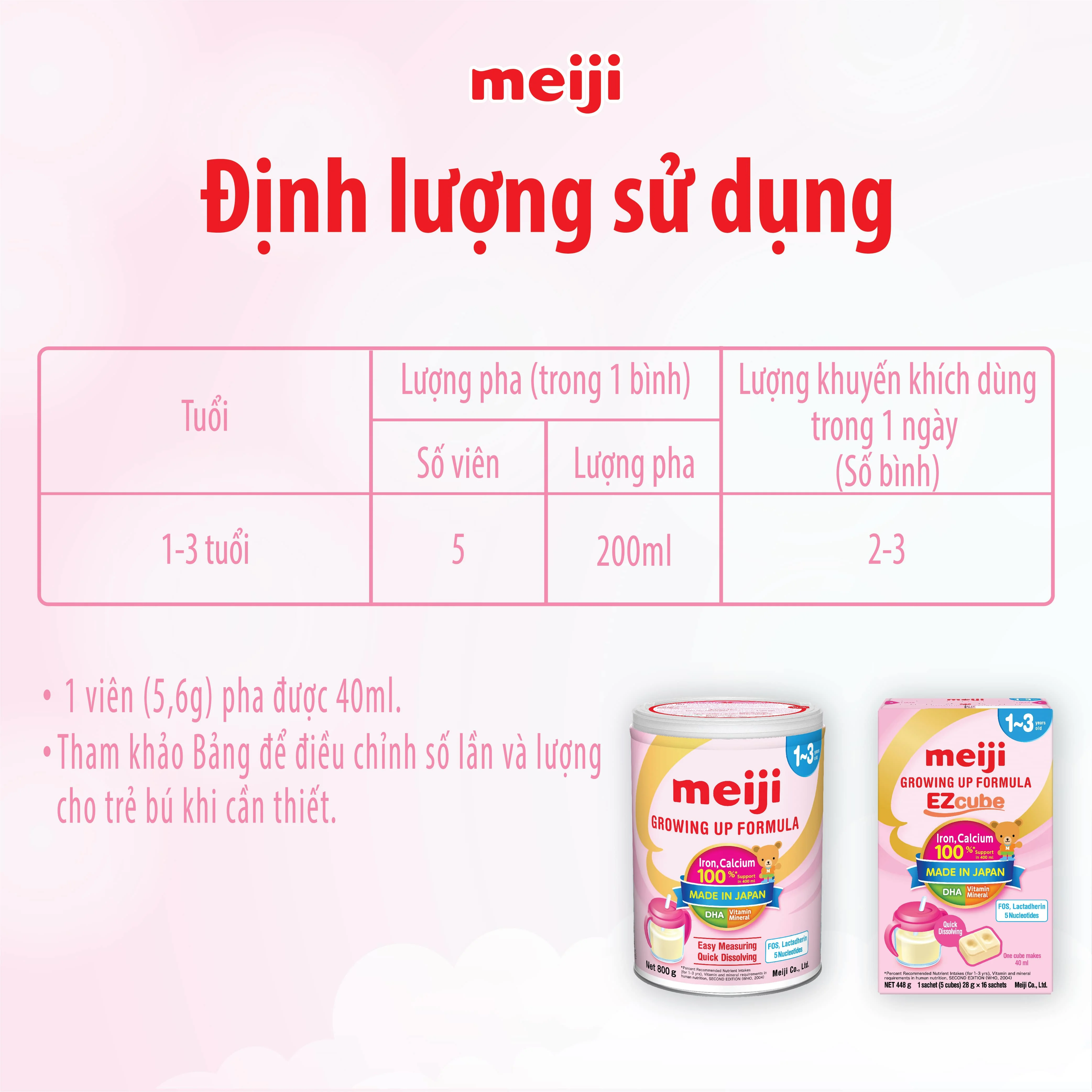 Sữa Bột Meiji Infant Formula Lon 800g (0 - 12 tháng)