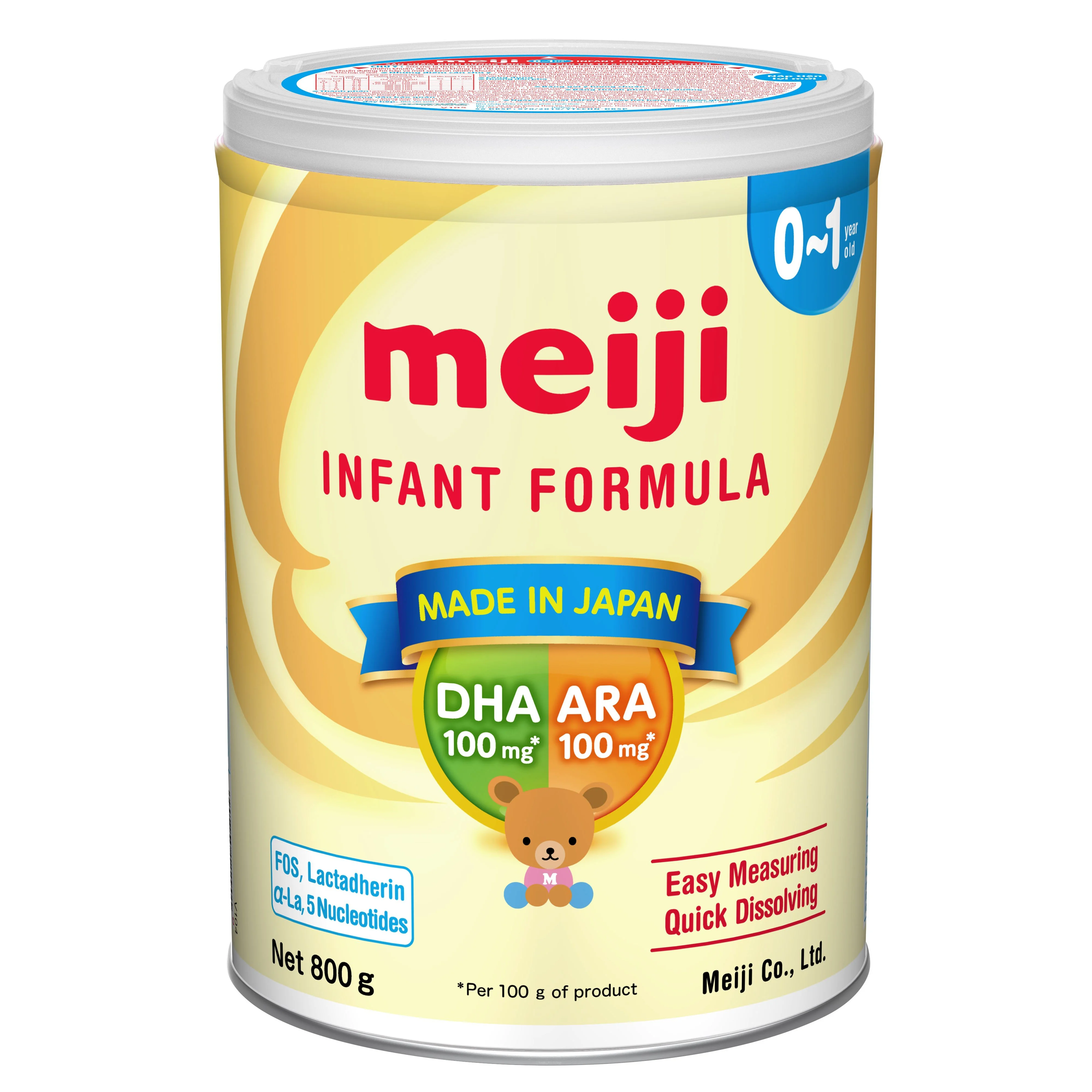Sữa Bột Meiji Infant Formula Lon 800g (0 - 12 tháng)