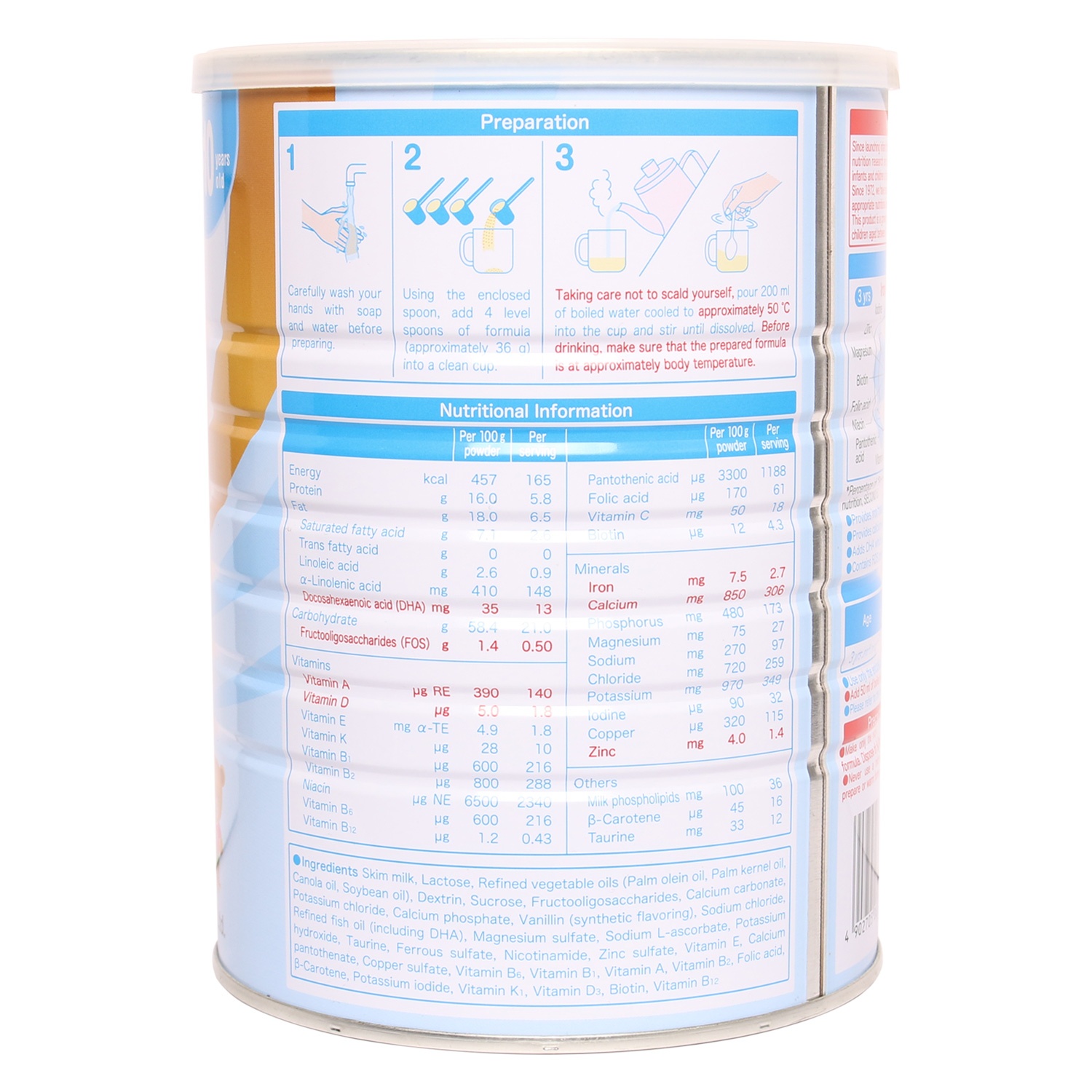 Sữa Bột Meiji Kids Formula Lon 900g (3 - 10 tuổi)
