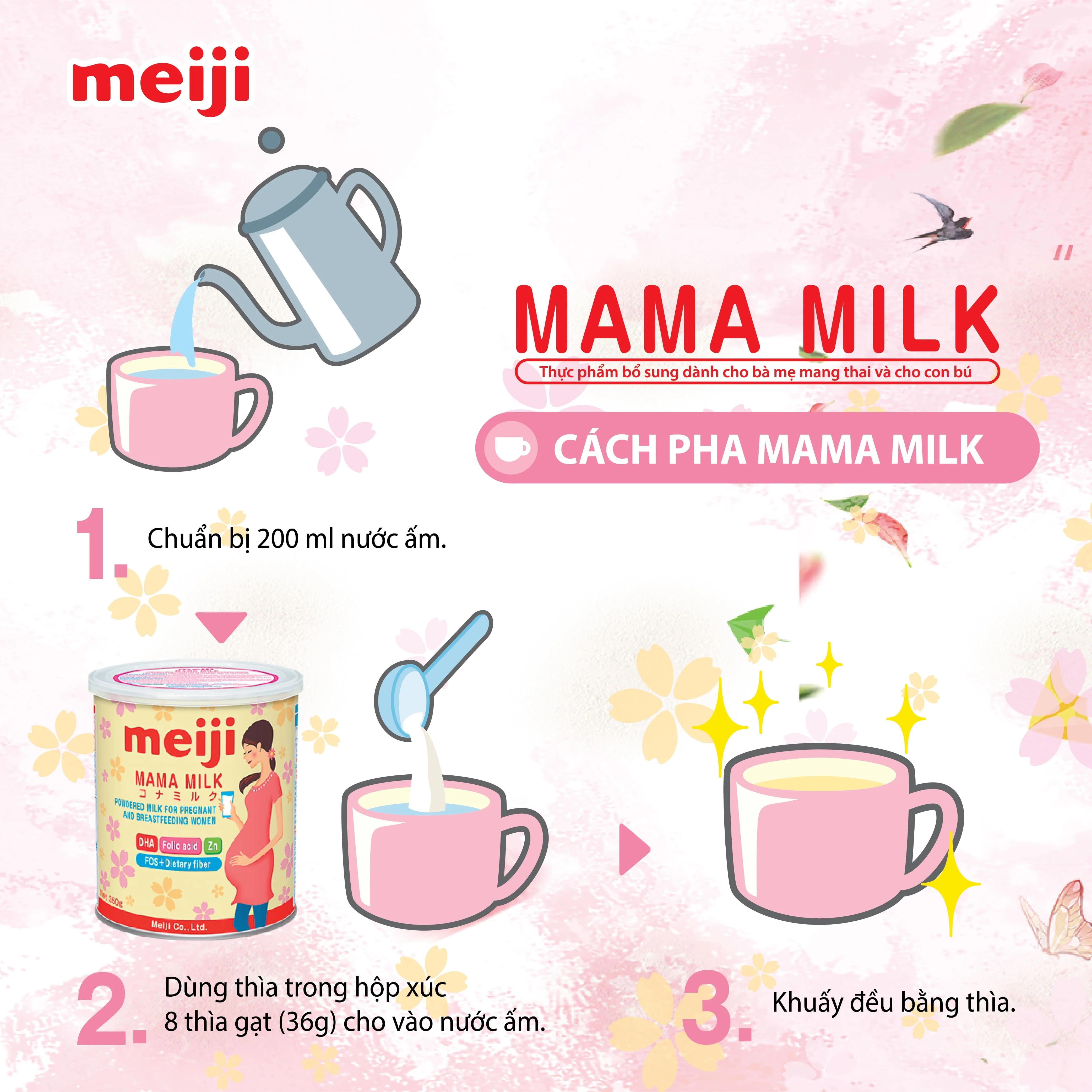 Sữa Bầu Meiji Mama 350g