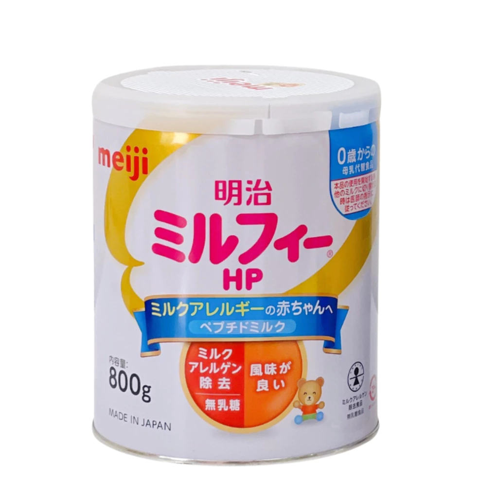 Sữa Meiji HP nội địa Nhật cho bé dị ứng đạm sữa bò Lon 800g