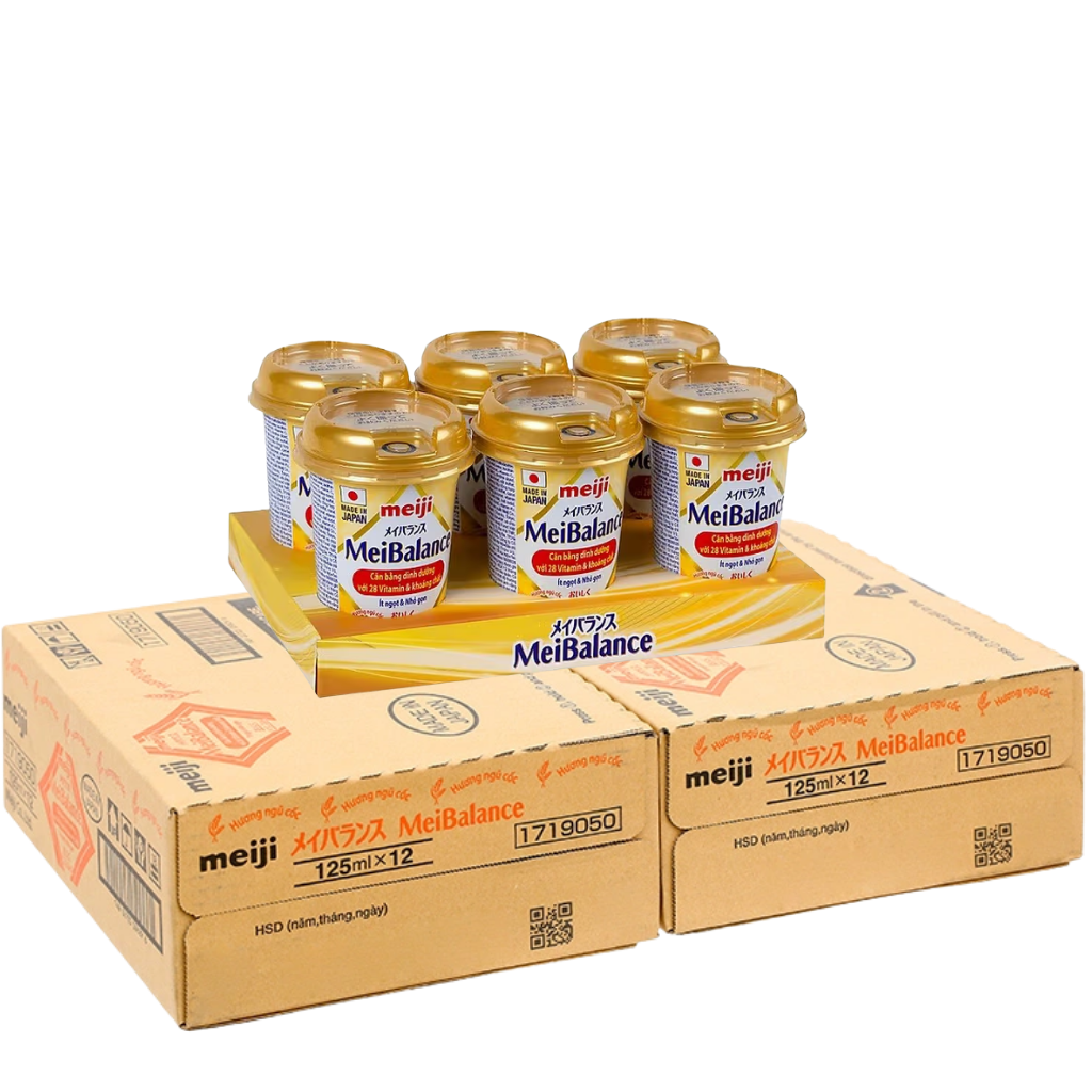 Sữa cân bằng dinh dưỡng Meiji Meibalance hương ngũ cốc hộp 125ml