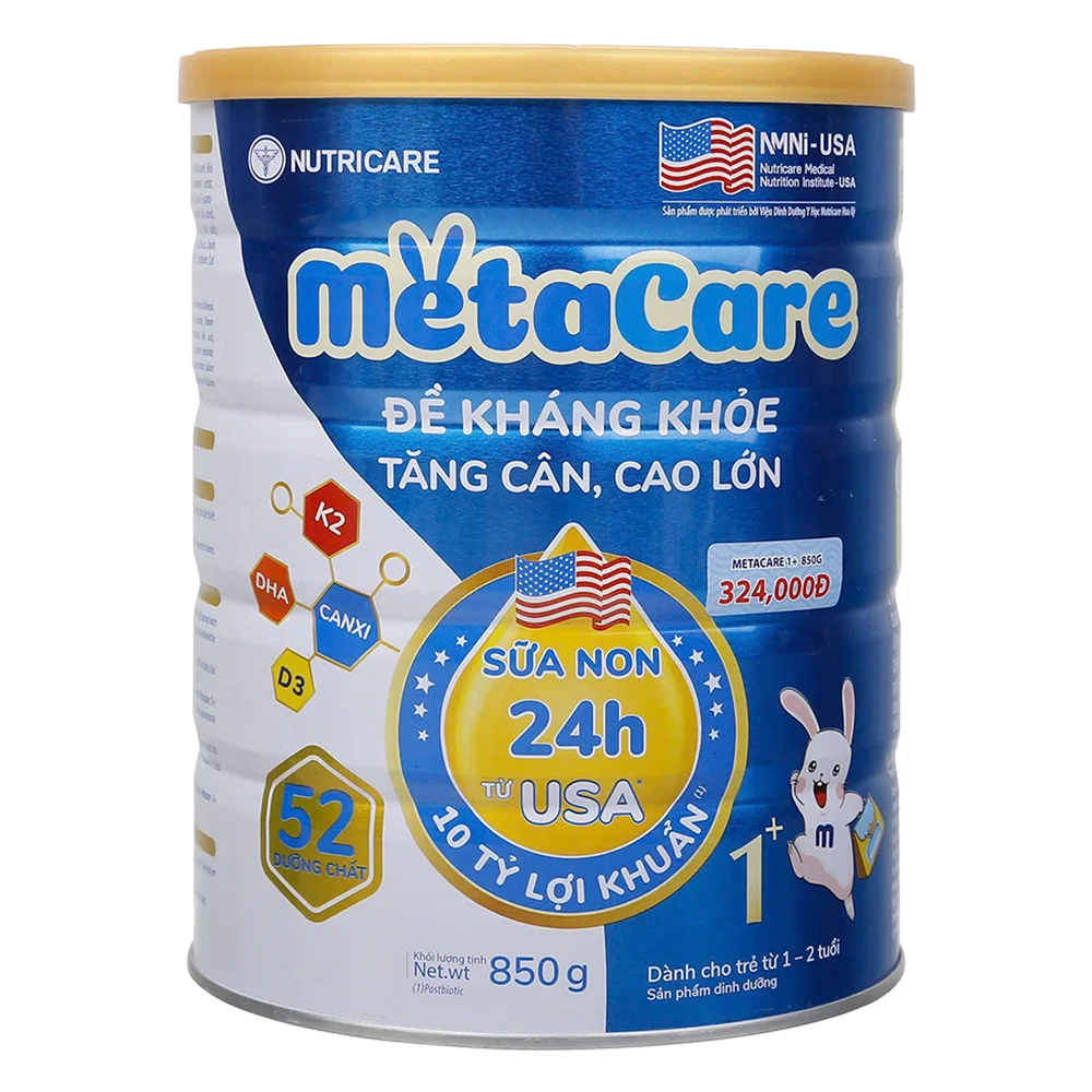 Sữa MetaCare Eco Xanh 1+ 800g Cho Bé 1-2 Tuổi