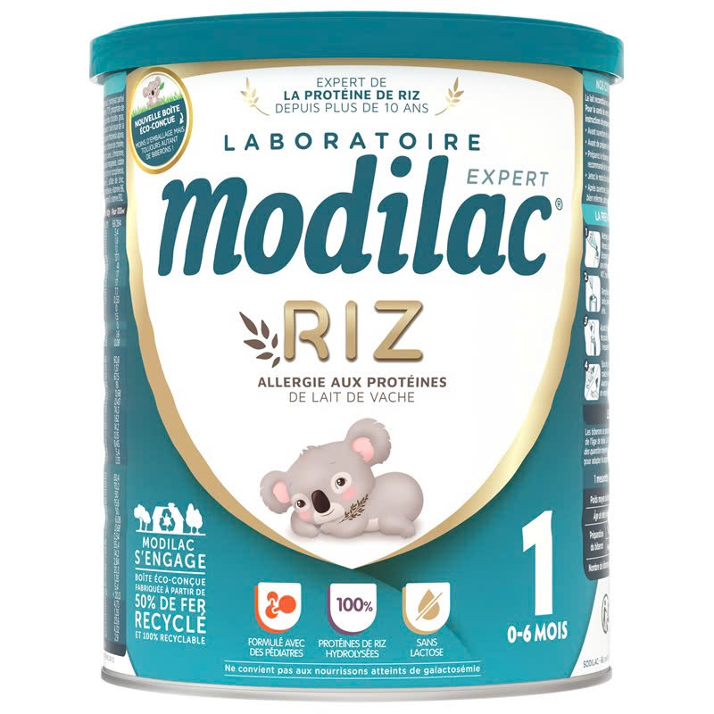 Sữa Modilac Expert Riz số 1 dành cho trẻ dị ứng đạm bò 800g (Từ 0-6 tháng)