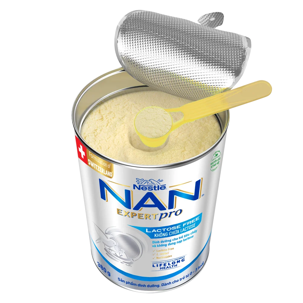 Sữa NAN EXPERT PRO Lactose Free 380g Cho Trẻ Tiêu Chảy