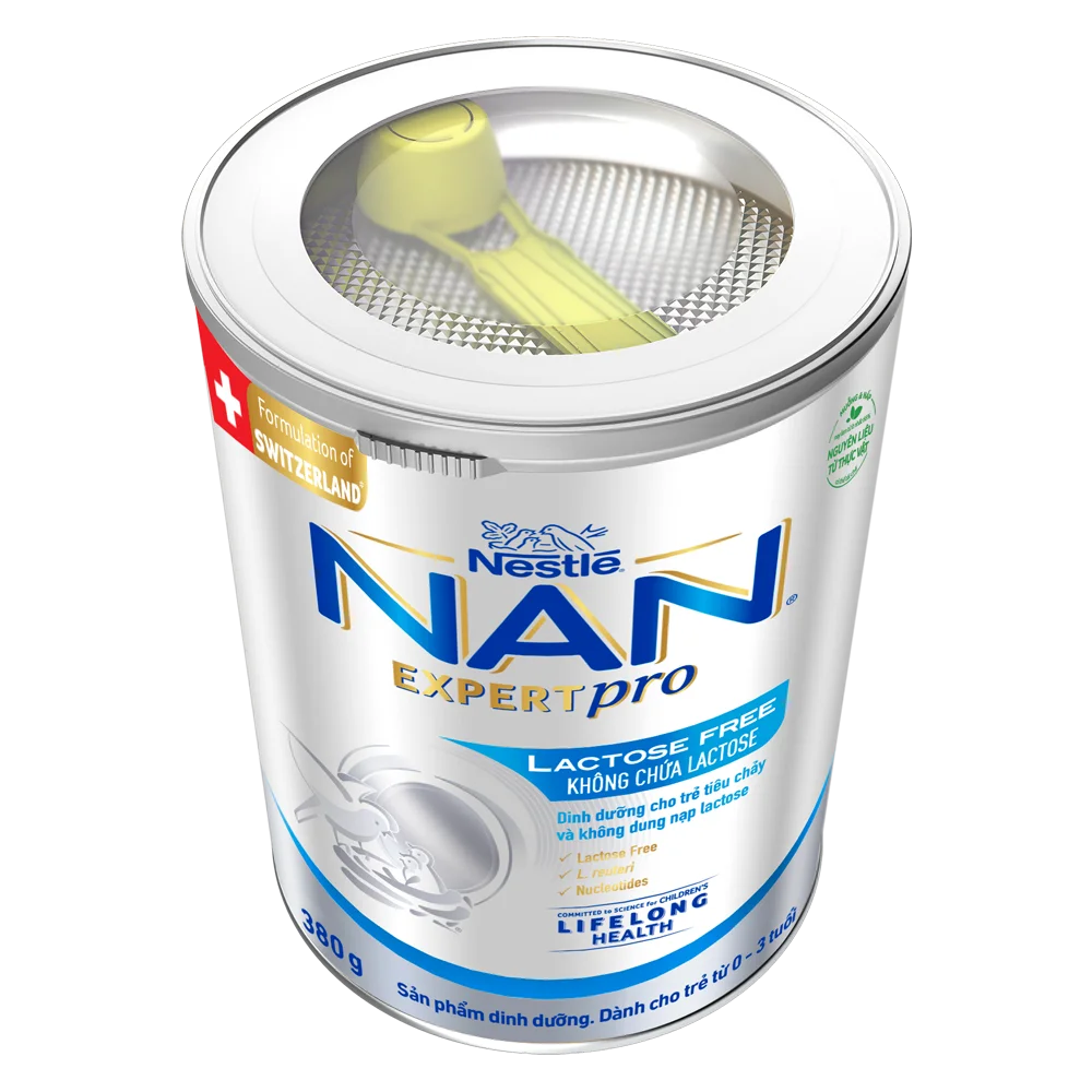 Sữa NAN EXPERT PRO Lactose Free 380g Cho Trẻ Tiêu Chảy
