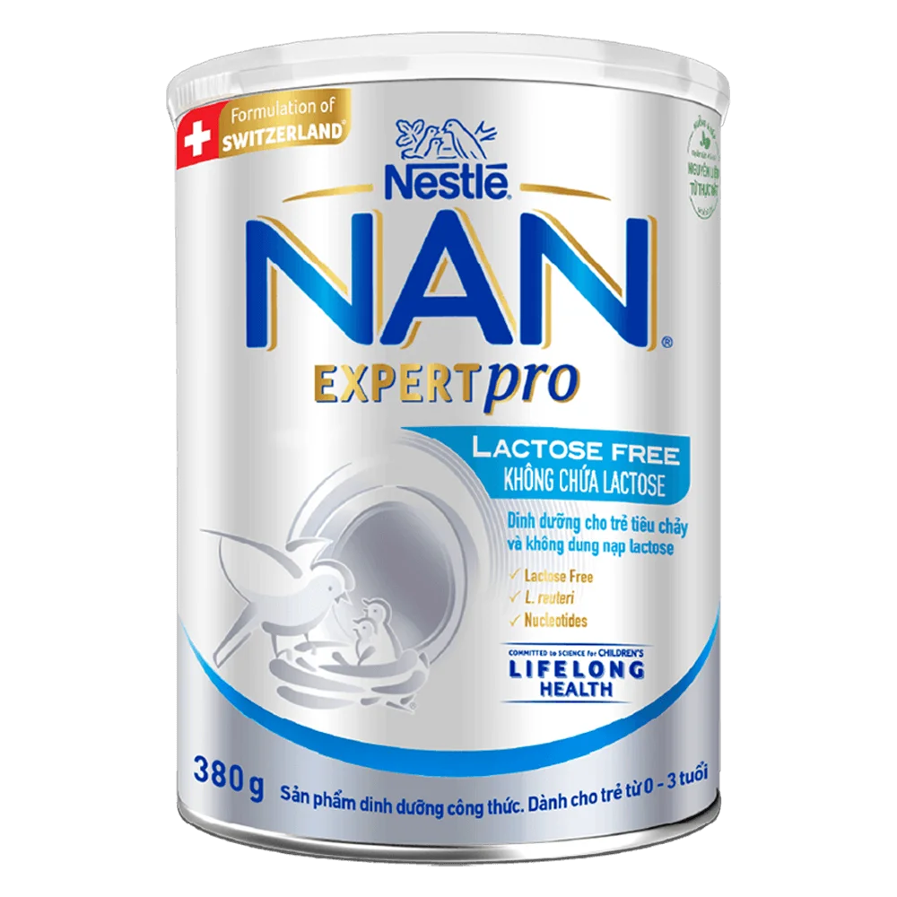 Sữa NAN EXPERT PRO Lactose Free 380g Cho Trẻ Tiêu Chảy