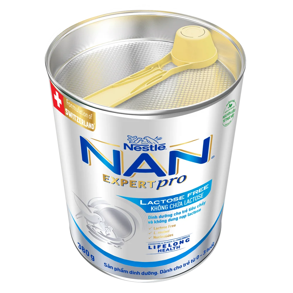 Sữa NAN EXPERT PRO Lactose Free 380g Cho Trẻ Tiêu Chảy