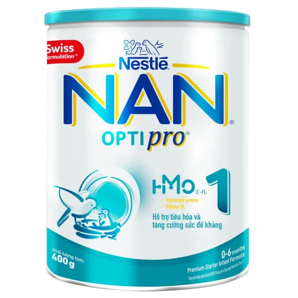 Sữa NAN Optipro Số 1 400g Cho Bé 0-6 Tháng