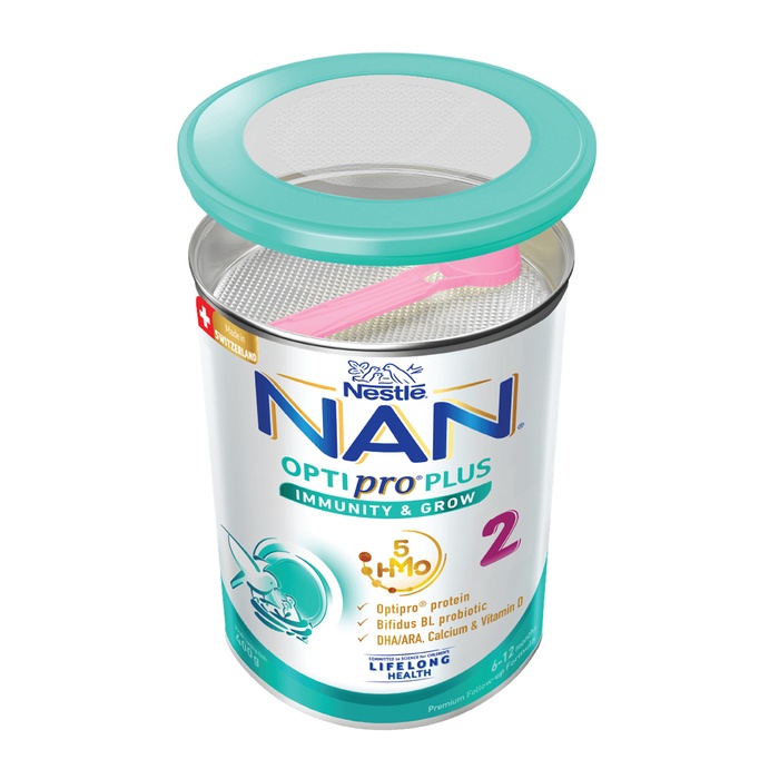 Sữa Nan Optipro Plus số 2 5HMO 400g (6-12 tháng)