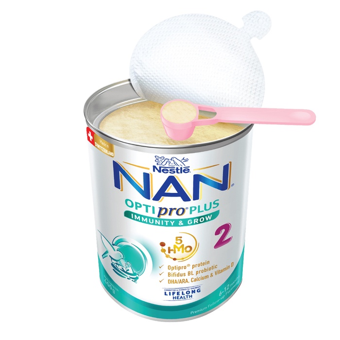 Sữa Nan Optipro Plus số 2 5HMO 400g (6-12 tháng)